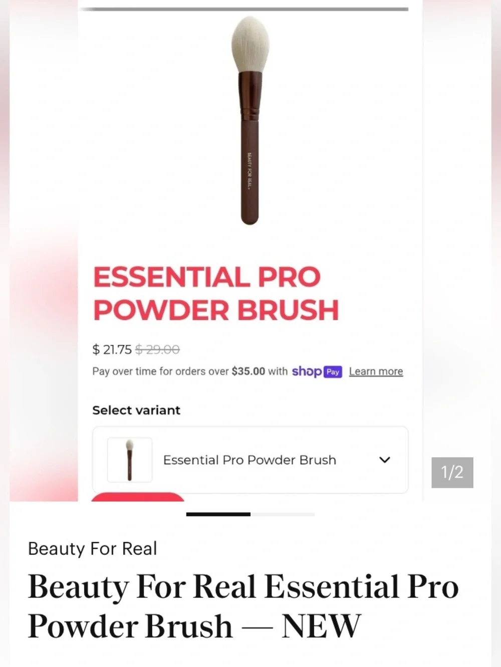 Beauty for real Makeup Brush Set - Brown